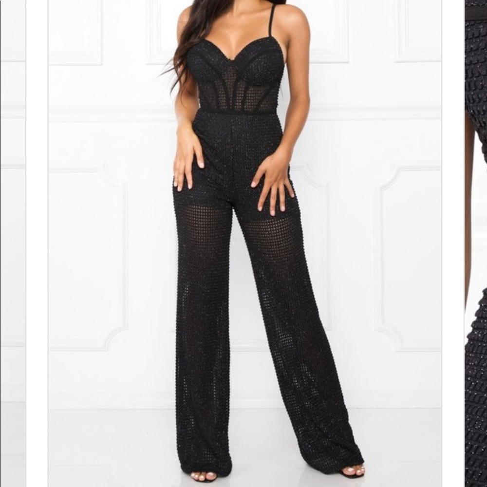 ‼️NEW with TAGS!! 📦 Black Corset Jumpsuit